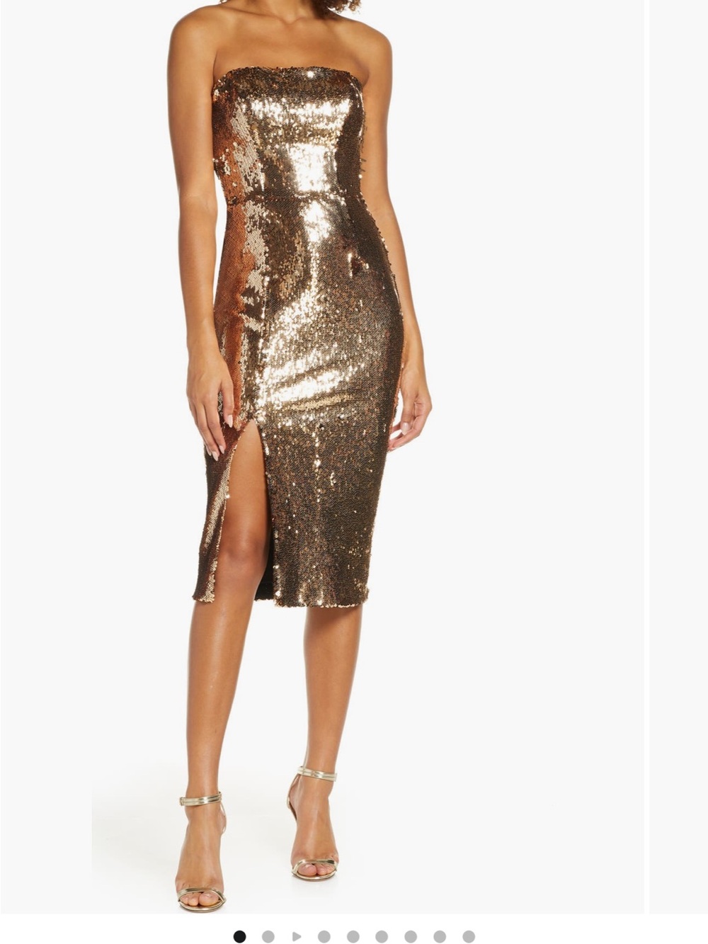 Dress the Population
Rickie Strapless Sequin Sheath Dress